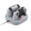 PS5 Controller Dual Charger Stand with RGB Ambient Light - 2