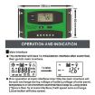 20A 12V/24V Solar Charge Controller Dual USB LCD Regulator - 5