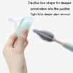 Silicone Rotating Cup Brush Set - Bottle Nipple Straw Cleaner Brush - 6