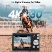 DC308 4K HD Dual-Camera Digital Camera - White - 4