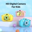 DC502 Children Digital Camera 2.4" 16X Zoom 2.7K Video Recording Blue + 32G - 2