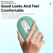 Rechargeable Wireless Mouse 2.4G Green - Illuminated Silent - 4