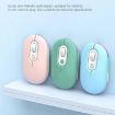 Rechargeable Wireless Mouse 2.4G Pink - 2