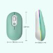 Rechargeable Wireless Mouse 2.4G Pink - 9