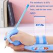 Cartoon Student Anti-wrist Hook Pen Holding Corrector Set (Pink) - 4
