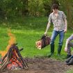 Large Capacity Firewood Storage Bag - Portable & Durable - Dark Brown - 8