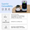 Black B25 8 Pin Charging Stand for Apple Watch/AirPods - 5