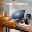 Black B25 Type-C 4-in-1 Charging Stand Phone Holder for Samsung Watch/Galaxy Buds - 2