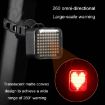 ESLNF Bicycle Tail Light Mountain Bike Smart Brake Sensor Waterproof Lamp - 7