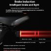ESLNF Bicycle Tail Light Mountain Bike Smart Brake Sensor Waterproof Lamp - 9