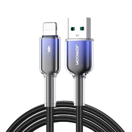 JOYROOM S-A42 Fast Charging Data Cable, USB to 8 Pin, 1.2m - Black - 1