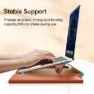Multifunctional Laptop PU Magnetic Stand Split Liner Bag, 15 inch - Rose Gold - 5