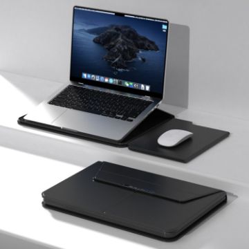 Multifunctional Laptop Stand Bag, 15 inch, Black - 1