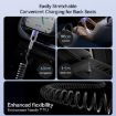 JOYROOM S-A43 60W USB-C to USB-C Coiled Fast Charging Data Cable - 5