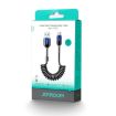 JOYROOM S-A43 USB-C Coiled Fast Charging Data Cable, 1.5m - Black - 8