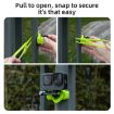 TELESIN Action Camera Mount Silicone Adjustable Mini Flexible Bracket Gray - 8