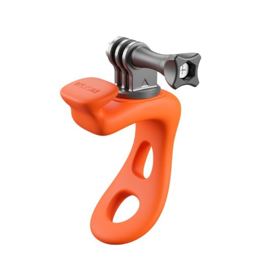 TELESIN Action Camera Mount Silicone Adjustable Mini Flexible Bracket - Orange - 1