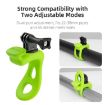 TELESIN Action Camera Mount Silicone Adjustable Mini Flexible Bracket - Orange - 6