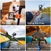 TELESIN Action Camera Mount Silicone Adjustable Mini Flexible Bracket Green - 5