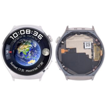 Huawei Watch 4 LCD Screen & Digitizer Assembly with Frame - Silver - 1