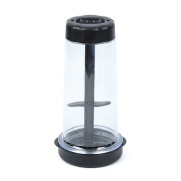 Handheld Rotary Flour Sifter - Baking Gadget (Black) - 1