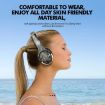 A6 ANC Gaming Studio Bluetooth Wireless Headphones - Beige - 2
