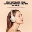 A6 ANC Gaming Studio Bluetooth Wireless Headphones - Beige - 5