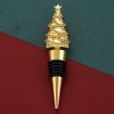 Christmas Tree Wine Champagne Sealing Stopper Gold - 1