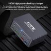 HW33 100W Type-C + USB 10-Port Desktop Fast Charger - US Plug - 3