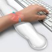 Cool Silicone Keyboard Wrist Rest Mouse Pad Large Transparent - 3