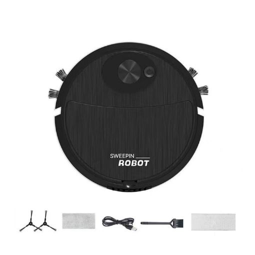 Intelligent Sweeping Robot 3-in-1 Cleaning Machine (8088 Black) - 1