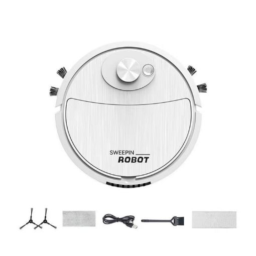 Intelligent Sweeping Robot 3 In 1 Cleaning Machine (8088 White) - 1