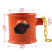 Semi-trailer RV Anti-theft Lock with Warning Sign - 3