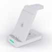 White B20 18W Type-C 3-in-1 Charging Stand for Samsung Watch/Galaxy Buds - 1