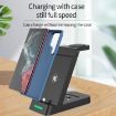 White B20 18W Type-C 3-in-1 Charging Stand for Samsung Watch/Galaxy Buds - 6