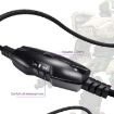 Yesido EK01 RGB Gaming Wired Earphone with Microphone - Black - 2