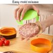 Round Burger Making Tools Kitchen Combo Meat Press Kit - 7