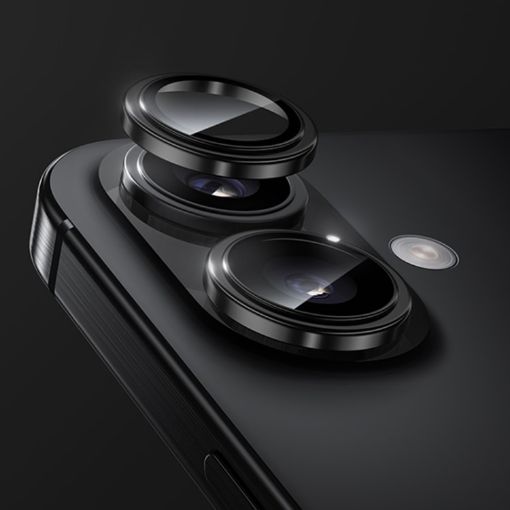 Benks King Kong Series Corning Lens Protective Film for iPhone 16 - Black - 1