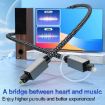 Toslink Male to Male Digital Optical Audio Cable 1.8m - 3