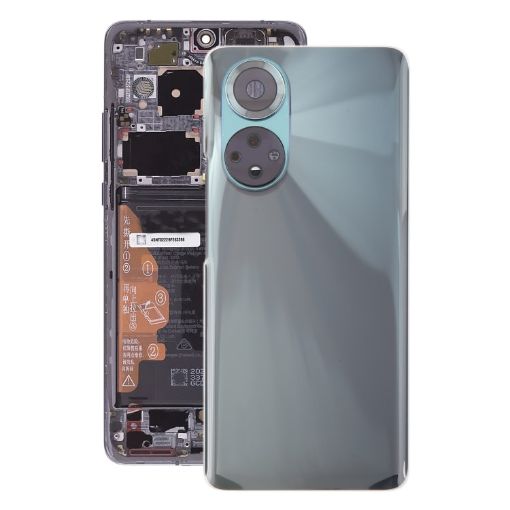For Honor 50 Battery Back Cover with Camera Lens - Green - 1
