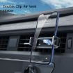 Yesido C124 Car Air Outlet Mini Clamp Mobile Phone Holder - Black - 2