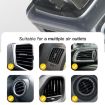 Yesido C124 Car Air Outlet Mini Clamp Mobile Phone Holder - Black - 5