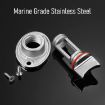 Stainless Steel Kayak Stern Drain Plug Set - 2pcs - 5