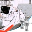 Stainless Steel Kayak Stern Drain Plug Set - 2pcs - 6