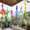 10pcs 30cm Laser Bird Repellent Spiral Wind Reflective Stick Garden Decoration - 2