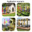 10pcs 30cm Laser Bird Repellent Spiral Wind Reflective Stick Garden Decoration - 8