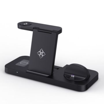 Apple Watch B21 6 in 1 Wireless Charger - Black - 1
