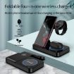 Samsung Galaxy Watch B18 4 in 1 Wireless Charger - Black - 2