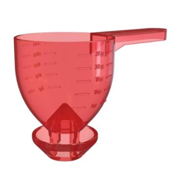 Convenient Measuring Scoop Funnel Water Bottle Scoop (Red) - 1
