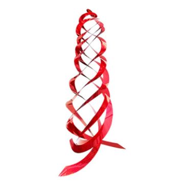 Laser Flash Bird Repellent Orchard Spiral Wind Rotor (Red) - 1